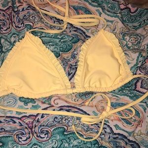Forever 21 yellow bikini top